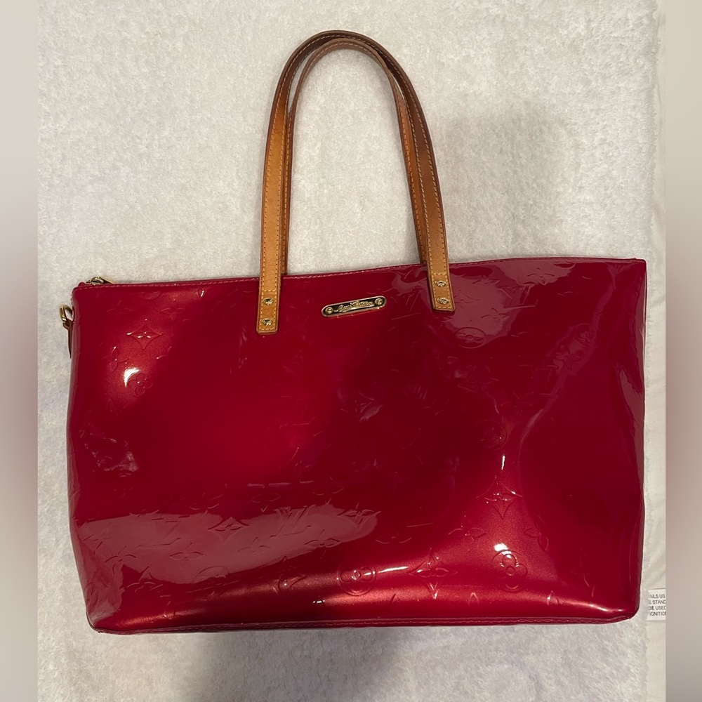 EUC Louis Vuitton Pomme DAmour Monogram Vernis Bellevue Bag PM